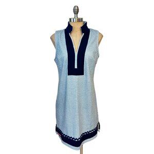 Simply Southern Sleeveless Sear blue Tunic Dress NWT Medium